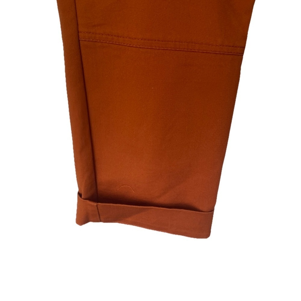 Derek Lam 10 Crosby Therese Cropped Straight Leg Trouser Pants cinnamon D-17 - Picture 5 of 10